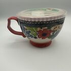 The Pioneer Woman Dazzling Dahlias Jumbo Cup Vented Lid 27oz Soup Bowl Coffee