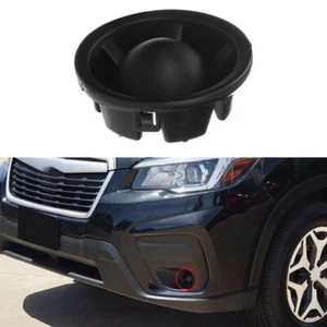 Left Side Black Front Fog Light Hole Cover For Subaru Forester 2019 2020 2021 - Picture 1 of 10