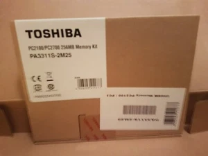 TOSHIBA PA3311S-2M25 PC2100/PC2700 256MB MEMORY KIT - Picture 1 of 6
