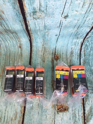 5pK Series 21 22 23 24 Black CLR Ink Cartridge for Dell V715W V515W V313W P713W - Image 1 of 3