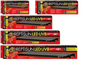 Reptisun LED Terrarium Hood für Terrarien inkl T5 Leuchtstoffröhre - Länge: 91cm - Bild 1 von 2