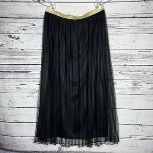 LC Lauren Conrad Gr. XL schwarz Tüll Overlay Pull-On Maxirock - Bild 1 von 4
