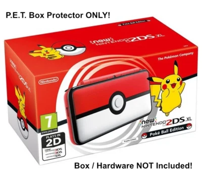 CONSOLEBOXES P.E.T. Caja Plástica Protector/Vitrina para Consola Nintendo "Nueva" 2DSXL Caja