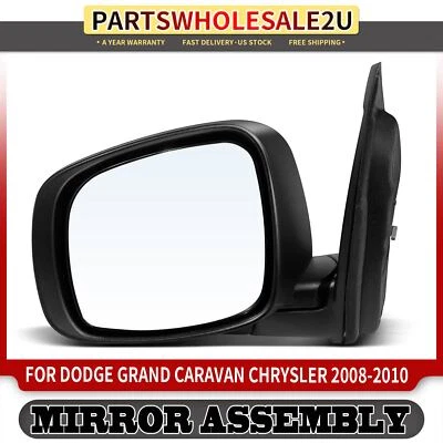 Espejo retrovisor de ajuste manual izquierdo plegable manual para Dodge Grand Caravan Chrysler Foto 1 de 4