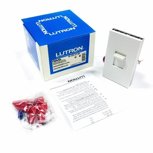 NF-10-277-WH Lutron Nova 277V 8A Dimmer, White - Picture 1 of 5