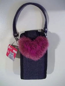 ENESCO NICI HIPP HEARTS - Denim Hipp Hearts Phone Case NEW with tag - Picture 1 of 5