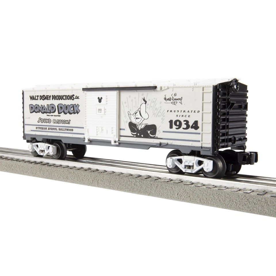 Lionel 2328450 Disney 100 Donald Duck Vault Moments Box Car, O Gauge, NIB - Image 1 of 1
