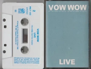 Vow Wow 'Live' Cassette Album (1987) - Picture 1 of 2