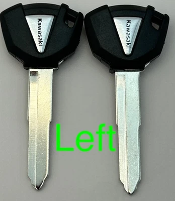 2 заготовки для ключей Kawasaki 1987-1995 Vulcan 88 1987-2009 VN 500 800 1500 VN500 VN800 - Изображение 1 из 4