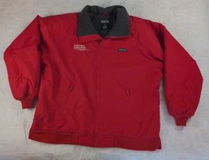 Chaqueta Lands End Squall Para Hombre Roja Cremallera Forrada de Vellón Cortavientos Años 90 XLT Logo - Imagen 1 de 13