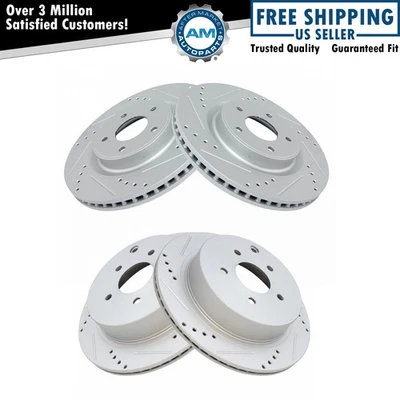 Brake Performance Rotor Kit Front & Rear for Infiniti Nissan Q50 QX60 Murano Foto 1 de 4