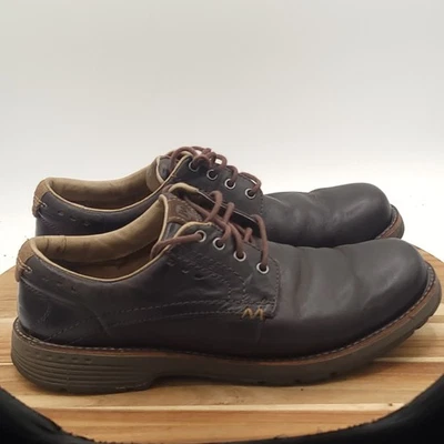 Туфли Merrell Realm мужские ширина 9,5 эспрессо коричневая кожа на шнуровке Oxford  - Изображение 1 из 4