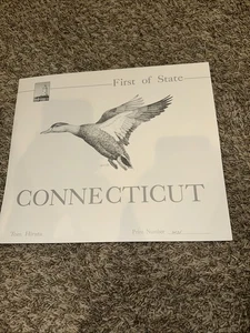 1993 Connecticut First of State Duck Stamp Print Signed Thomas Hirata 2 Stamps - Picture 1 of 6