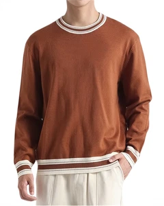 Men's Sweaters Crewneck Long Sleeve Knit Pullover Sweater Casual Fall Tops  - Picture 1 of 16