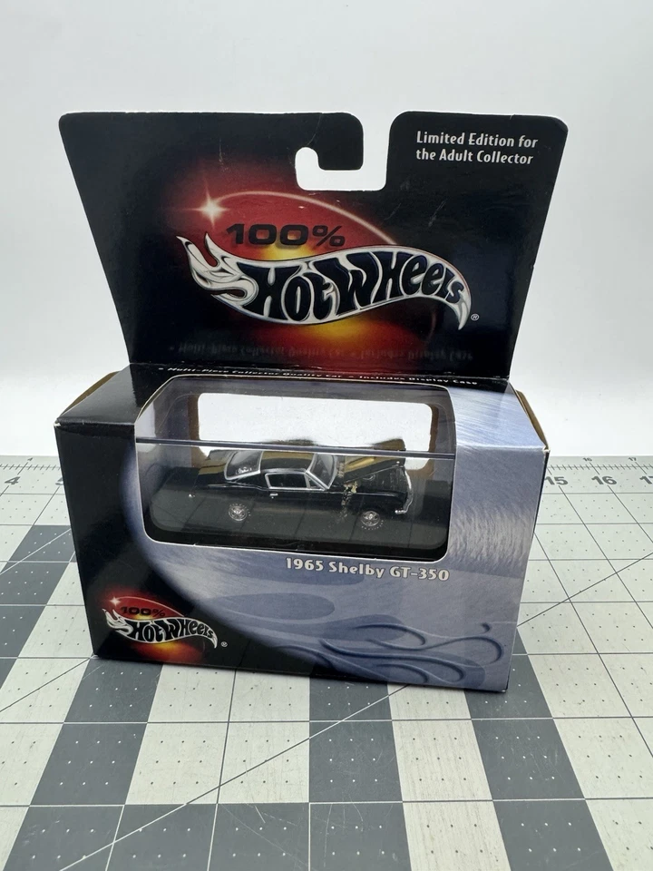HOT WHEELS 2000 100% CAJA NEGRA COLECCIONABLES 65 "HERTZ" SHELBY GT-350 DIFÍCIL DE ENCONTRAR - ¡RARO! Foto 1 de 4