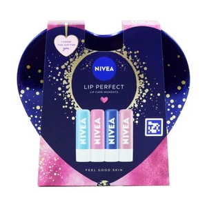 Nivea Lip Perfect Lip Care Moments, Gift Set of 4 Lip Balms - Bild 1 von 1