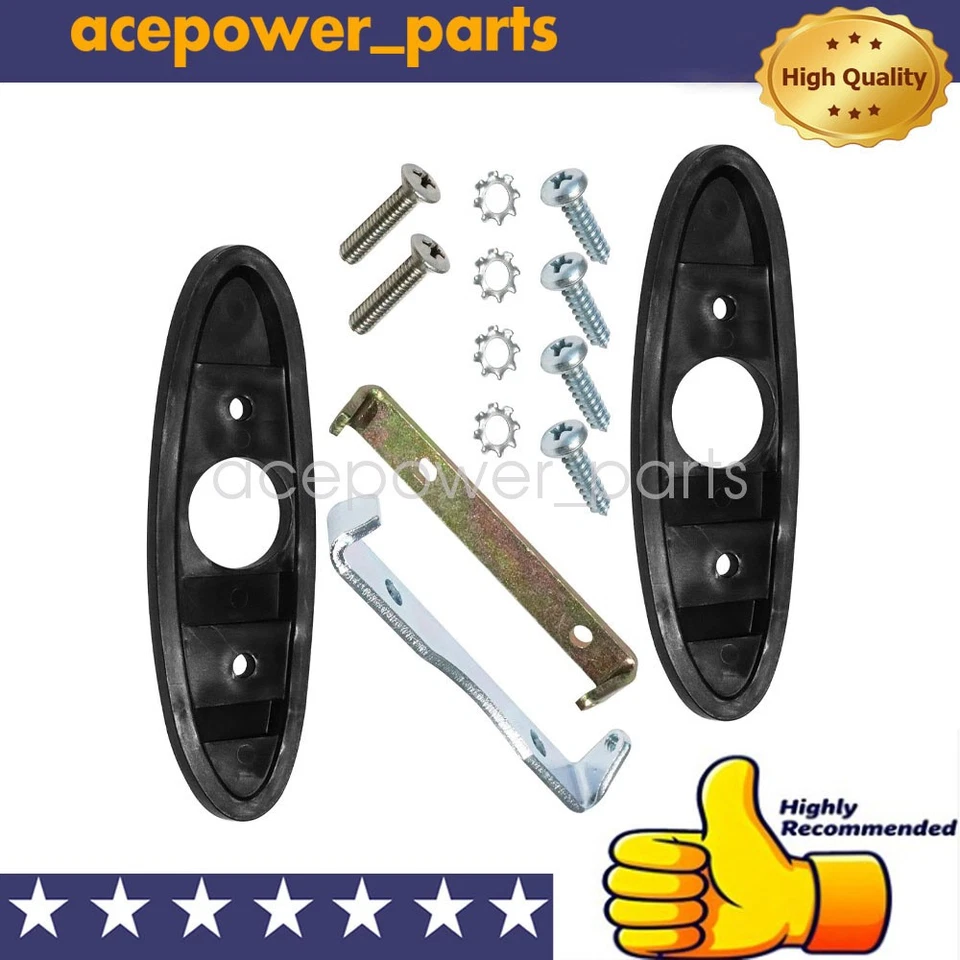 Fits 1970-1981 Firebird Camaro Nova GTO Outside Bullet Mirror Mounting L&R Set Foto 1 de 4