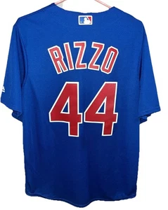 MLB Chicago Cubs Anthony Rizzo #44 Majestic Cool Base Jersey Men’s M Stitched - Picture 1 of 9