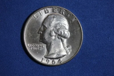 Estate Find 1964 D- Washington Quarter #K57579 - Image 1 of 2