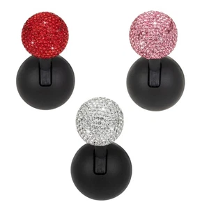 Decorative Diamonds Car Button Start Lever Cover Auto Ignition Button Rockers - Picture 1 of 11