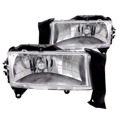 Faros de cristal cromados ANZO para Dodge Dakota 1997-2004 Foto 1 de 2