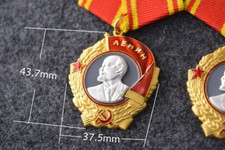 Comité Central De Metal Do Partido Comunista Distintivo Russo Ussr Ordem De Lenin período de WW2 Ouro patriotismo Soviética
