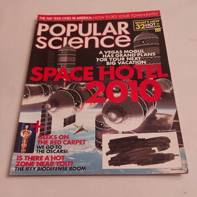 2005 March, Popular Science Monthly Magazine, Space Hotel 2010  (CP165)  - Image 1 of 3