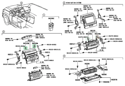 PERILLA INTERRUPTOR RECEPTOR RADIO FÁBRICA TOYOTA LAND CRUISER 2008-2011 9001022066 OEM Foto 1 de 2