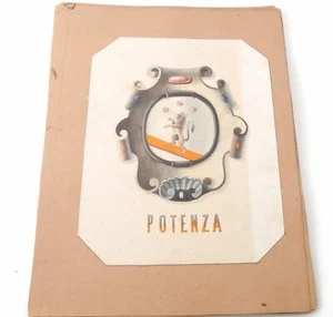 Aquarell XIX Emblem Potenza Basilikata Italien 800 Aquarell Inc. Cioffi - Bild 1 von 1