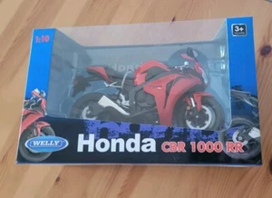 NEW Welly Honda CBR1000RR Die Cast Model Motorcycle Red 1:10 3+ Sealed Free Post - Picture 1 of 6