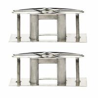 2pcs Amarine-made Boat 316 Stainless Steel Flush Mount Pull Up Cleat 6-1//2/'/'-ESA