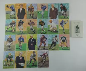 Goal Line Art Card GLAC Series 2 Starter Set of 22 of 30 Football HOF 1990 - Picture 1 of 13