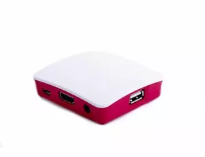 Funda oficial Raspberry Pi 3 modelo A+ roja y blanca - Imagen 1 de 1