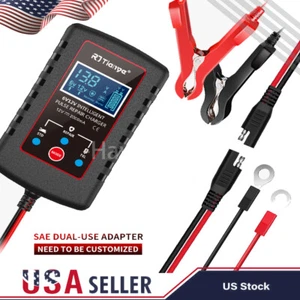 6V 12V Smart Automatic Battery Charger Maintainer Motorcycle Car Trickle Float✔ - Picture 1 of 12