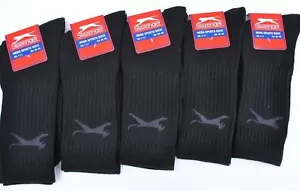 15 Pairs Slazenger Mens Sports Crew Work Socks All Colours Size 9-11 Cheapest - Picture 1 of 10