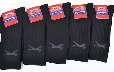 10 Calcetines Cortos Slazenger Para Hombre Deportes Crew Trabajo Todos los Colores Talla 8-11 Más Baratos Foto 1 de 4