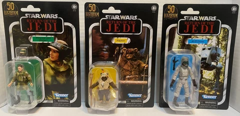 Return of the Jedi - Lucasfilm 50th Anniversary - Vintage Action Figure Lot of 3 Cover