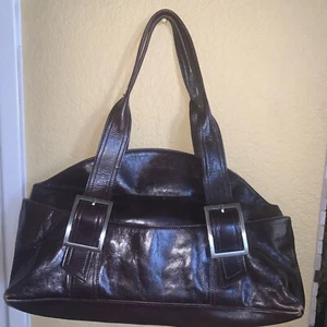 Kenneth Cole New York Purse Handbag Soft Leather Burgundy Color - Picture 1 of 11