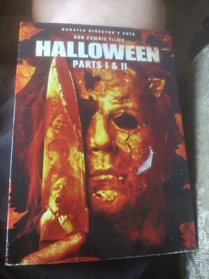 Rob Zombie Halloween Part I & II DVD Unrated Director's Cuts Slipcover New! - Image 1 of 2