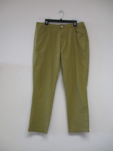 Pantaloni da golf Puma da uomo 36 senape verde prestazioni stretch cinese golf 36x30