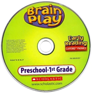 Brain Play Preschool-1st Grade Learning PC CD-ROM Video Game 2005 Disc Only - Picture 1 of 1