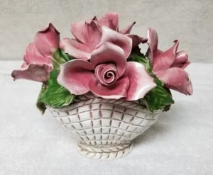 Vintage Capodimonte Porcelain Flower Arrangement Center Piece. - Picture 1 of 7