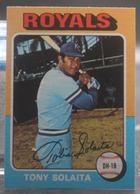 Tony Solaita (Royals) - 1975 Topps Mini #389 - Image 1 of 2