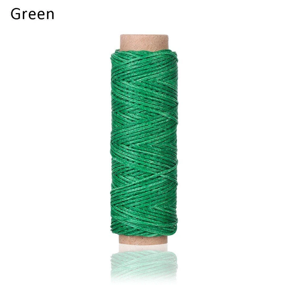 Cotton Leather Cord String-30m Roll Waxed Strap Spun Nylon Hand Stitching Thread - Image 1 of 4