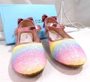 Dufannie Mary Jane Rainbow Party Wedding Dress Shoes Leather Princess D3305 Sz 6 - Picture 1 of 21