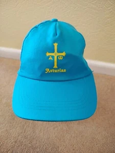 ASTURIAS Spanish VICTORIA CROSS Turquoise BASEBALL CAP - Picture 1 of 3