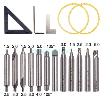 Drill Bits Set cutter For 339C Cutting Machine Tool Vertical Key  Spare Parts - Image 1 of 4