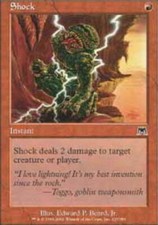 4 Shock - LP - Onslaught - mtg - x4 4x