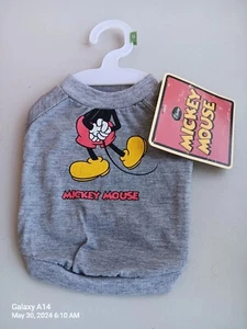 Disney Mickey Mouse Dog T-Shirt Small - Picture 1 of 5
