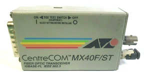 Allied Telesyn AT-MX40F/ST MX40FST CentreCom FIBER OPTIC TRANSCEIVER - Bild 1 von 4